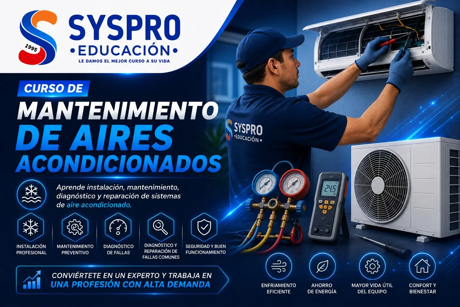 Curso de Mantenimiento de Aires Acondicionados Colombia-syspro